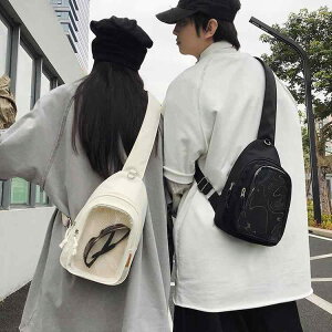 バッグ 男性用 女性用 ショルダーバッグ 斜め掛け ボディバッグ 鞄 大容量 シンプル ナイロン 携帯ポケット 横型 マグネット開閉 カジュアル 旅行 収納バッグ