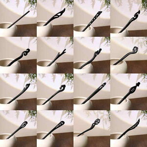 かんざし レディース 女性用 古風 和風 レトロ 木製 シンプル 幾何学模様 まとめ髪 アップヘア 中国風 漢服スタイル 浴衣 着物 和装 揺れる飾り 高級感 上品 髪飾り ヘアアクセサリー