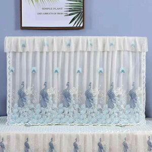 テレビカバー 液晶テレビ 有機ELテレビ プラズマテレビ 壁掛けテレビ スタンドタイプ 防塵 ホコリよけ キズ防止 保護カバー 孔雀柄 ポリエステル製 モダン シンプル おしゃれ インテリア リ