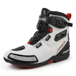 バイクブーツ メンズ 男性用 ライディングシューズ ショートブーツ オートバイ モーターサイクル ライダー 走行 ツーリング オフロード レーシング オールシーズン 通年 安定感 フィット感