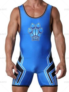 レスリングウェア メンズ 男性用 連体 つなぎ オールインワン 格闘技ウェア シングレット ナイロン ライクラ スパンデックス 伸縮性 通気性 吸湿速乾 接触冷感 腰サポート ヨガ フィットネ