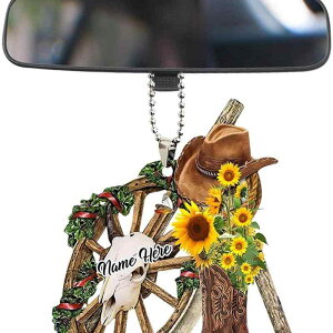 キーホルダー カウボーイブーツ ハット サドル アクリル製 レトロ ウエスタン 車用 芳香剤 バッグチャーム キーチェーン 個性的