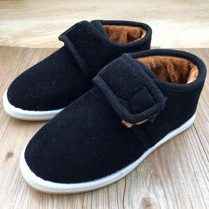 コンフォートシューズ 防寒シューズ 女性用 ミセス お母さん向け スエード調アッパー 裏ボア 厚手 もこもこ マジックテープ フラットヒール ゴム底 滑り止め あったか 保温 疲れにくい クッ