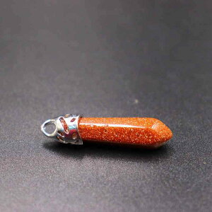 ペンダント 天然石 水晶 瑪瑙 六角柱 ネックレス チャーム パワーストーン ヒーリングストーン アメジスト ローズクォーツ ロッククリスタル オブシディアン ターコイズ タイガーアイ ラピ