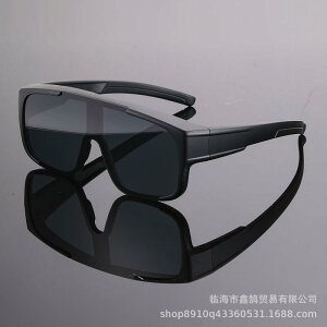 スポーツ ゴーグル ユニセックス サイクリング スキー ランニング 登山 アウトドア サングラス 保護メガネ 防風 防塵 防砂 UVカット 紫外線対策 グレーレンズ ブラックフレーム ポリカーボネ