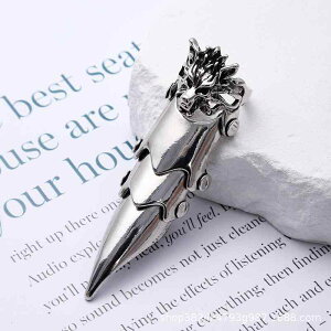 指輪 メンズ 男性用 スカルリング ナックルリング 合金製 レトロ ヴィンテージ 欧米風 ワイルド ボリューム感 個性的 ストリート カジュアル ナイトクラブ パーティー フリーサイズ