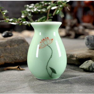 茶道具 青磁 陶磁器 六君子セット 手描き 山水画 蓮模様 竹製 茶挟み 茶匙 道具入れ 本格的な茶道用 上品な和モダン 趣のある中国茶器 グリーン系