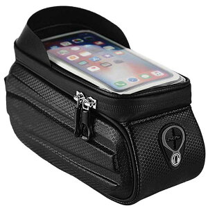 自転車バッグ ロードバイク マウンテンバイク フレームバッグ トップチューブバッグ サドルバッグ ハンドルバーバッグ スマホポーチ 防水 反射材 タッチスクリーン対応 EVAハードシェル 軽