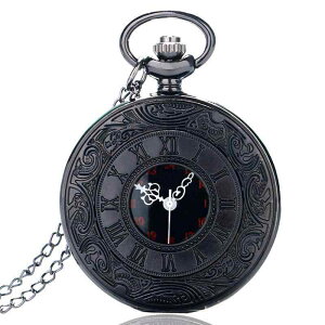 懐中時計 レディース メンズ レトロ スチームパンク クオーツ ポケットウォッチ ローマ数字文字盤 ネックレス ペンダント カジュアル ファッション おしゃれ 合金製 ステンレス製細身チェ
