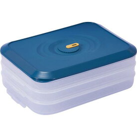 パスタケース 乾麺 食品 保存 収納 ボックス 大容量 密閉 透明 冷蔵庫 キッチン ピンク 白 青