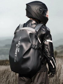 バイク用 ヘルメット バッグ フル ライダー 大容量 防水 装備 レディース メンズ ショルダー バックパック ブラック