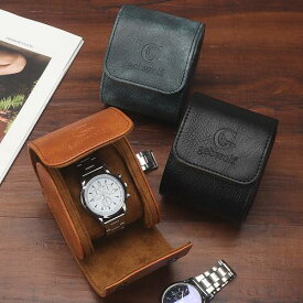 時計ケース 腕時計 携帯収納ケース 持ち運び 旅行 ハイエンド ウォッチ ボックス シングル ディスプレイ トラベル ポータブル 防塵 落下防止 収納