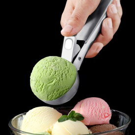 アイスクリームディッシャー すくう フルーツボーラー くり抜き スプーン 果物 ステンレス アイスクリーム スクープ ボール ディガー デザート 家庭用 ディグ フルーツ スイカ