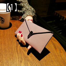 財布 コンパクト ウォレット 女性 用 ロング カード ホルダー ハイエンド レザー 超薄型