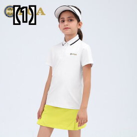 ゴルフウェア 快適 スポーツ レジャー 子供 女の子 半袖 シャツ サマー スポーツ 快適 通気性 速乾