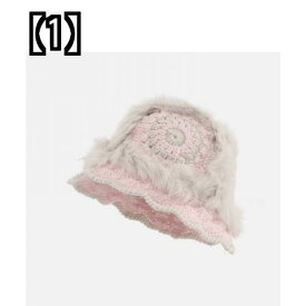 ニット帽 レディース 秋冬 韓国 ファッション かぎ編み ファー キャップ かわいい 帽子 暖かい ウール ピンク 赤 カーキ