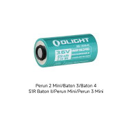 OLIGHT オーライト バッテリー IMR16340充電池（3.6V 650mAh） 長時間利用 懐中電灯 ハンディライト スポ…