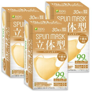 90�� 30����x3��iSDG ��H�����h�b�g�R�� ���̌^�X�p�����[�X�s�D�z�J���[�}�X�N SPUN MASK (�X�p���}�X�N) �x�[�W�� 30����x3��