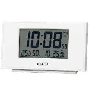 �Z�C�R�[�N���b�N(Seiko Clock) �u�����v ���p�[�� �{�̃T�C�Y:7.8×13.5×3.8cm �ڊo�܂����v �d�g �f�W�^�� �J�����_�[ ���x ���x �\�� SQ790W