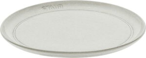 staub �X�g�E�u �u �v���[�g 22cm �J���p�[�j�� �v���M �Z���~�b�N ���� �d�q�����W�Ή�Ceramic Plate 40508-027