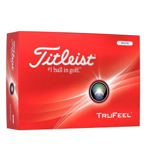 TITLEIST(�^�C�g���X�g) �S���t�{�[�� 24 TRUFEEL DZ ���j�Z�b�N�X �z���C�g