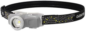 GENTOS(�W�F���g�X) LED �w�b�h���C�g ���邳200���[����/���p�_��7.5����/�ϐo/�ϐ� �P3�`�d�r1�{�g�p �R���p�N�g�w�b�h���C�g CP-131D