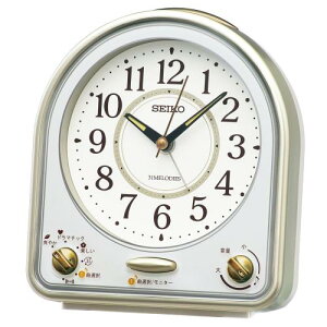 �Z�C�R�[�N���b�N(Seiko Clock) �ڊo�܂����v �u�����v �A�i���O 31�� �����f�B �A���[�� �����F�p�[���E�ꕔ���p�[�� 139×126×70mm QM750G