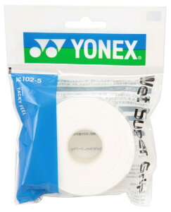 ���l�b�N�X(YONEX) �e�j�X �o�h�~���g�� �O���b�v�e�[�v �E�F�b�g�X�[�p�[�O���b�v �l�ߑւ��p (5�{����) AC1025 �z���C�g