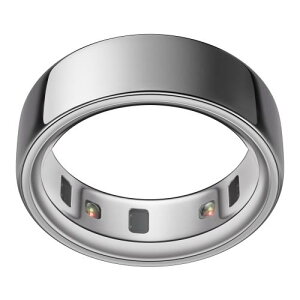 Oura Ring ��4���� �X�}�[�g�����O ? �V���o�[ ? �T�C�Y8 |iPhone/Android�Ή� |�܂��̓T�C�Y�m�F:��p�T�C�Y�L�b�g�Ή�|�����E�S���E�t�B�b�g�l�X���v��|�Œ�8���ԃo�b�e���[����