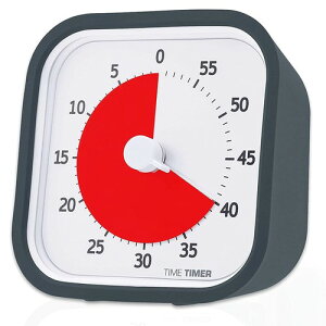 TIME TIMER MOD 9cm 60�� �^�C���^�C�}�[ ���b�h(�J�o�[�t��) �`���R�[���O���C ���ԊǗ� �w�K�^�C�}�[ TTM9-W �`���R�[���O���C 60��