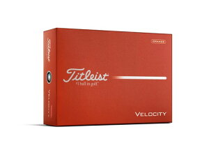 TITLEIST �^�C�g���X�g �S���t�{�[��26 VELOCITY GREEN DZ �z���C�g / �O���[�� / �I�����W ORANGE
