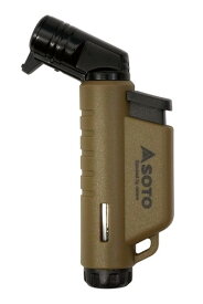 ソト(SOTO) マイクロトーチ ACTIVE(アクティブ) ST-486HCT HORUS コヨーテ 本体サイズ:幅5×奥行1.9×高さ9cm