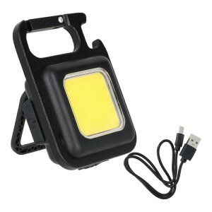 ���V 3.7V USB�[�d�� ����� 450���[���� �R���p�N�g LED���C�g �u���b�N HLT-6LIBK
