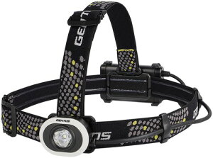GENTOS(�W�F���g�X) LED �w�b�h���C�g USB �[�d��/�P3�d�r ���邳90~600���[����/���p�_��4~7.5���� GD�V���[�Y GD-101H