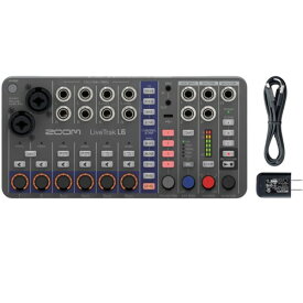 ZOOM(ズーム) L6 デジタルミキサー 32bitフロート録音 10ch ブラック 配信宅録
