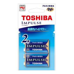 TOSHIBA(����) �A���J�����d�r 9V�` 2�{�� 6LR61H 2EC