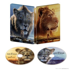 ライオン・キング:ムファサ 4K UHD + ブルーレイ セット スチールブック()(メーカー特典:オリジナルポストカード付) [Blu-ray]