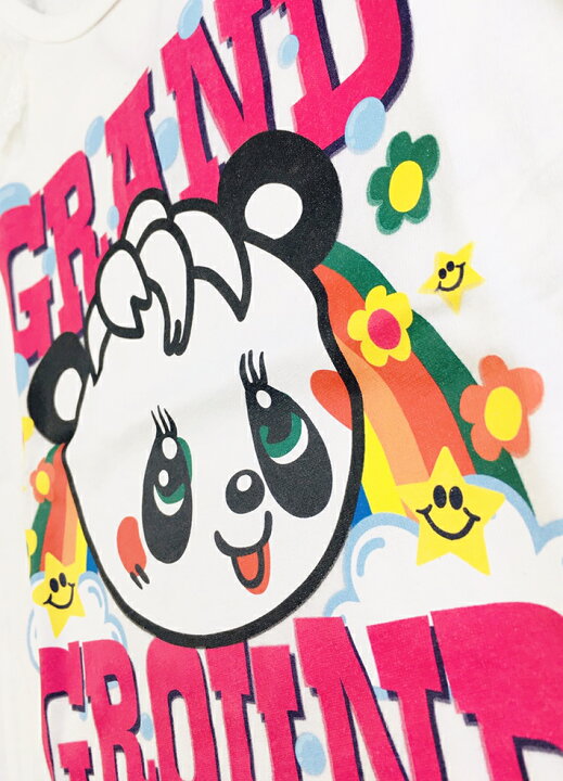 楽天市場 30 Offセール 21春夏新作 グラグラ アメノチハレｔシャツ Grandground グラグラ ハッピー パンダ 子供服 半袖tシャツ キッズ 人気 おすすめ キャラクター 可愛い 女の子 90cm 100cm 110cm 1cm 130cm 140cm Grandground