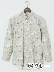 【大きいサイズ】CLASSIC THE BROWNS 日本製 綿100% ボタンダウン長袖シャツ