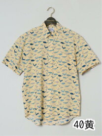【タイムセール】 【大きいサイズ】CLASSIC THE BROWNS 日本製 綿リップル ボタンダウン半袖シャツ