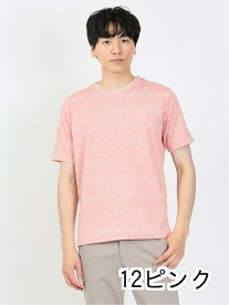 【値下げ】 ふくれチェック クルーネック半袖Tシャツ Tシャツ/カットソー