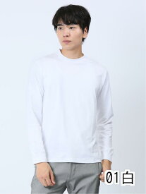 【値下げ】 【DRESS T-SHIRT】超長綿 クルーネック長袖Tシャツ Tシャツ/カットソー