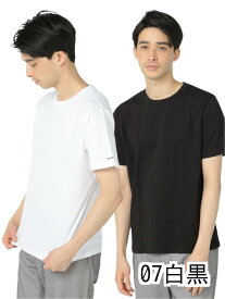 【値下げ】 綿天竺 クルーネック半袖Tシャツ 2P Tシャツ/カットソー