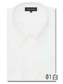 【タイムセール】 【大きいサイズ】グランバック/GRAND-BACK 綿100% 形態安定 セミワイドカラー長袖シャツ