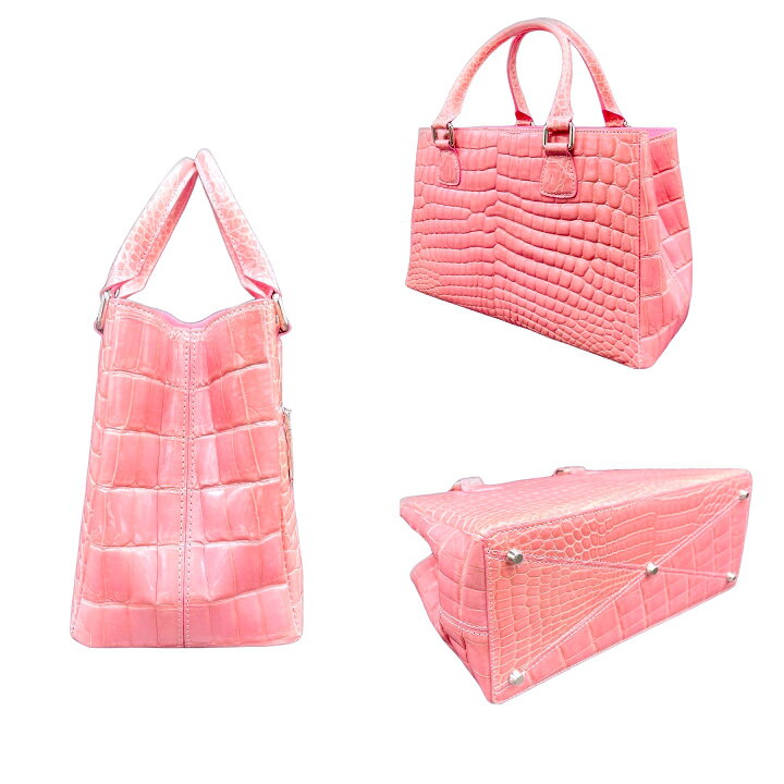 楽天市場】【クロコダイルバッグ】【SALE】 クロコダイル ハンドバッグ 