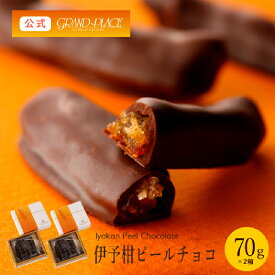 【2箱セット】伊予柑ピールチョコ BOX 70g×2箱