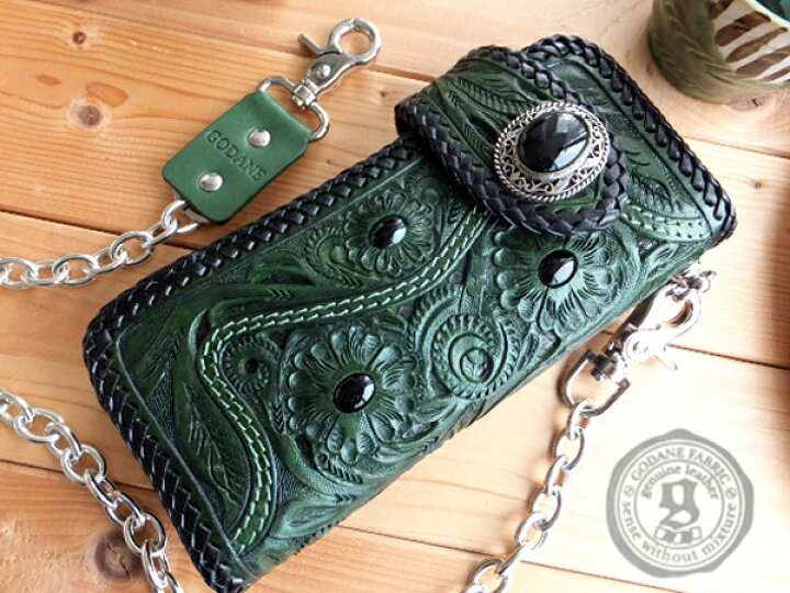 楽天市場】GODANE ゴダン ハンドメイド サドルレザー透彫りカービング  