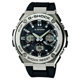 ポイント2倍 送料込み CASIO カシオ GST-W110-1AER Gショック タフソーラー 腕時計 Gスチール ブラック×シルバー 海外モデル メンズ腕時計 メンズウォッチ 並行輸入品