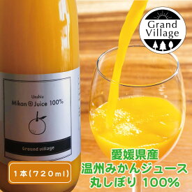 みかんジュース 愛媛 オレンジジュース 100% (720ml×1本) 無添加 オレンジジュース ストレート オレンジジュース 100％ みかんジュース 高級 みかんジュース 温州 フルーツジュース 上杉農園