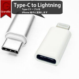lightning 変換アダプタ iPhoneにType-cを繋げる iPhone ケーブル変換 usb-c ライトニング 変換コネクター 充電 データ 同期